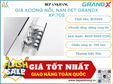 Giá xoong nồi nan dẹt GRANDX XP.70S - 700mm